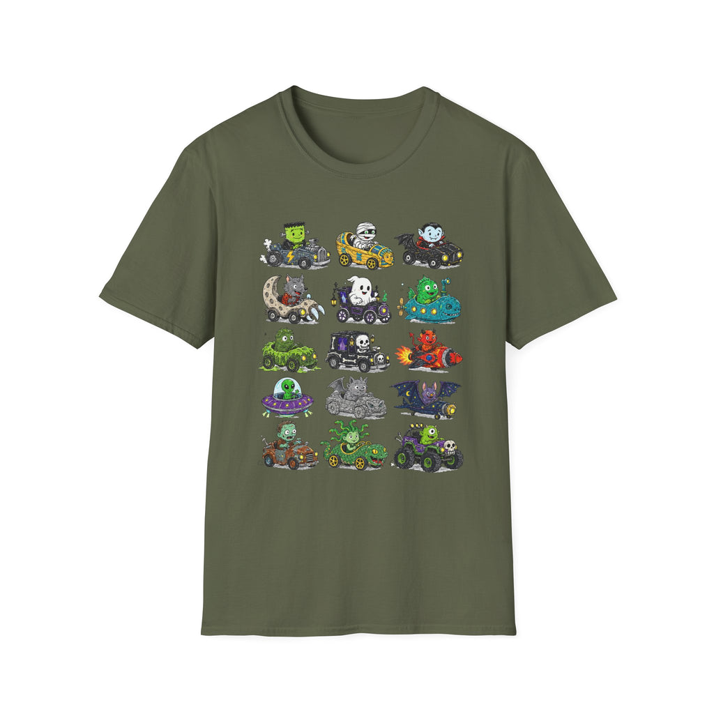Busy Monster Town Doodle T-Shirt