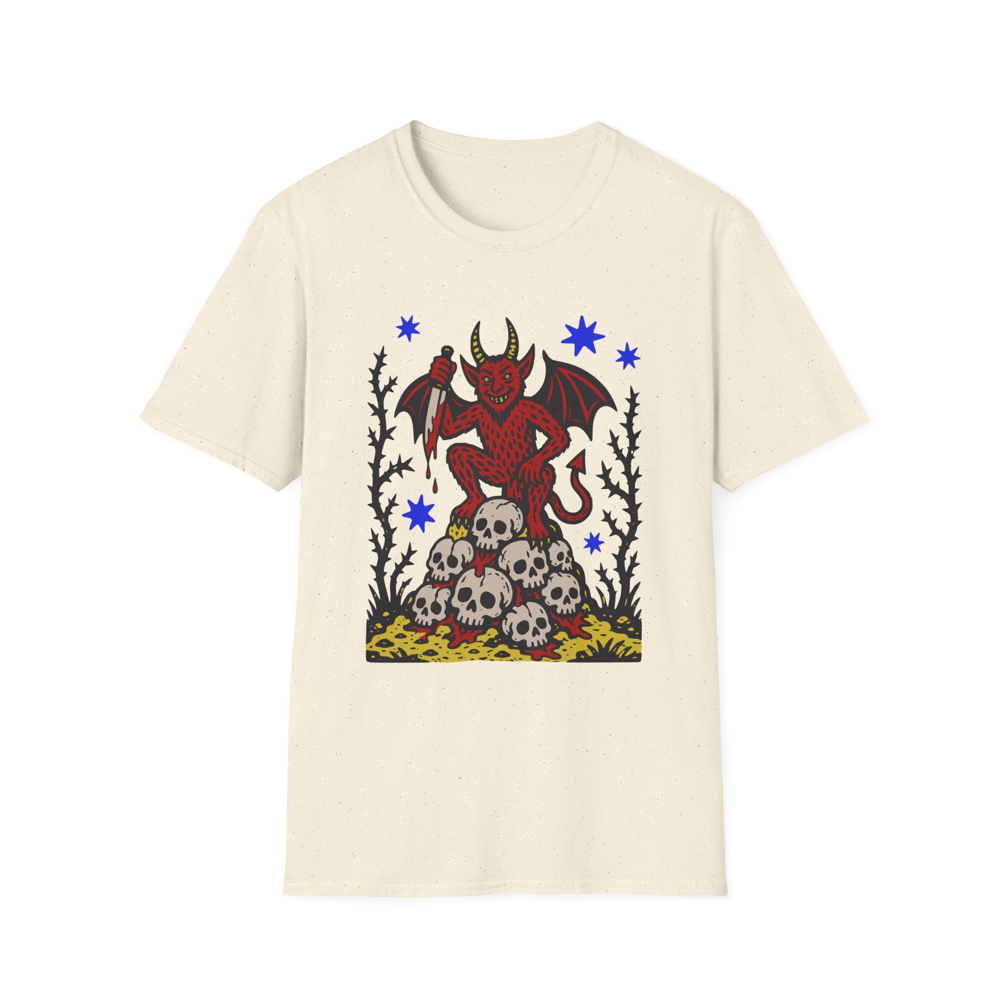 Linocut Devil T-Shirt