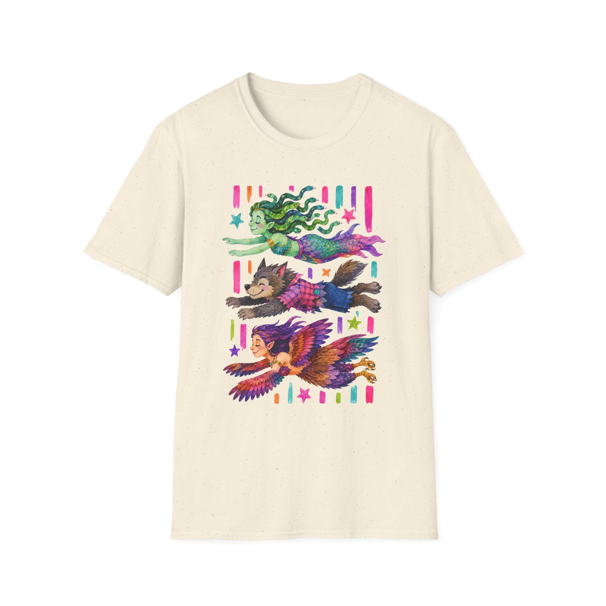 Striped Flying Monsters 2 T-Shirt
