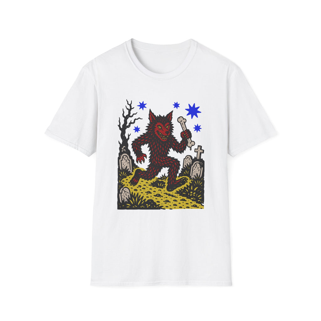 Linocut Werewolf T-Shirt