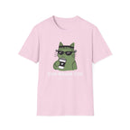 Caf-fiend Cat Frank T-Shirt