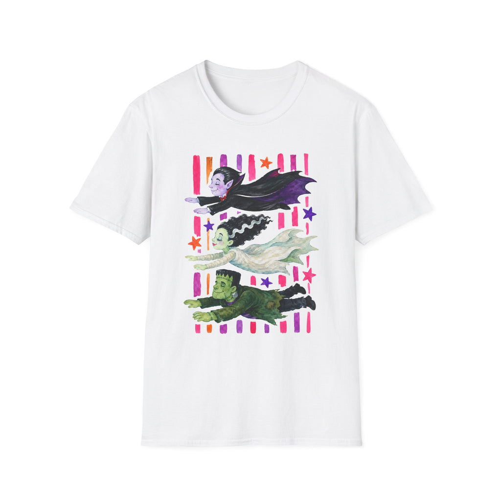 Striped Flying Monsters 1 T-Shirt