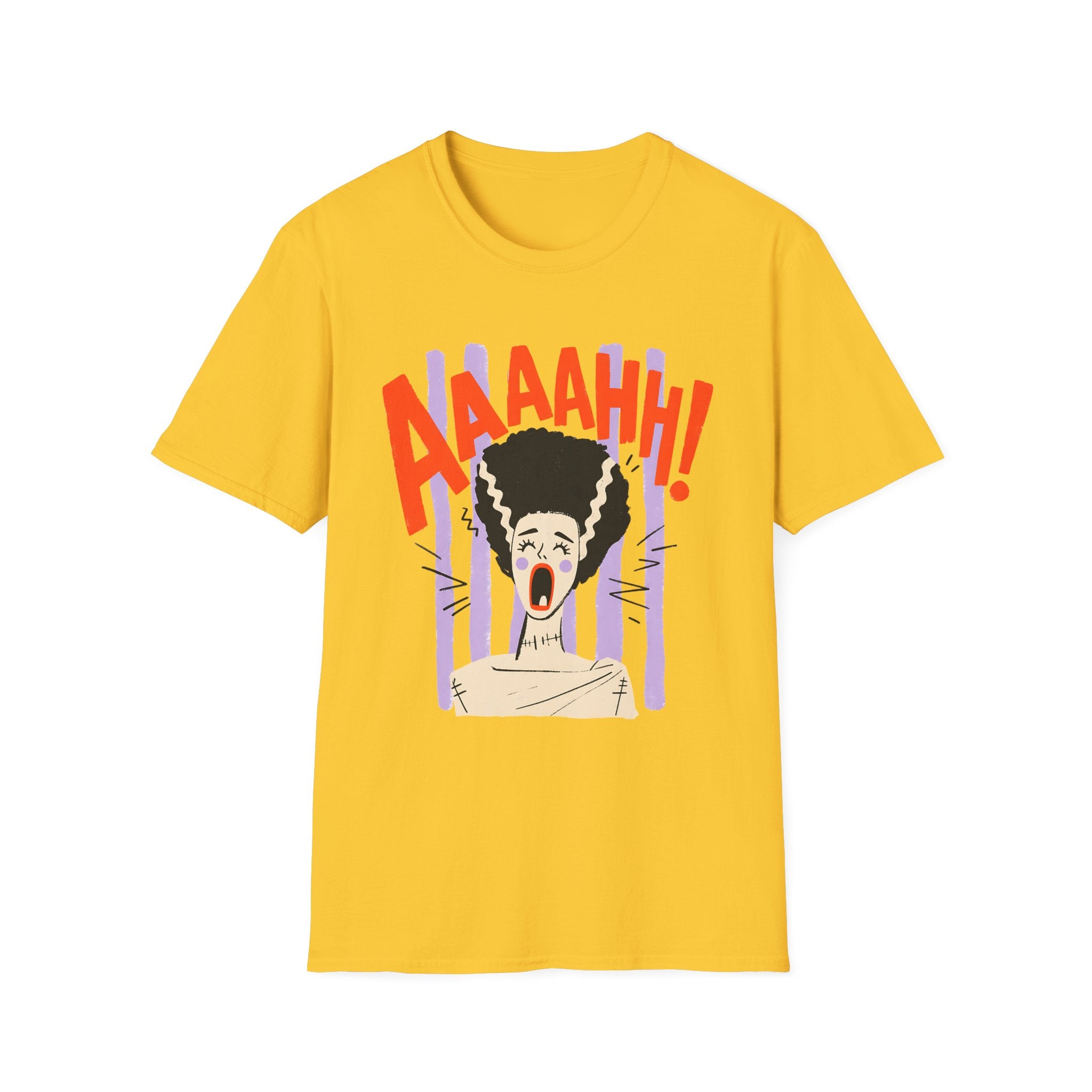 Striped Bride Screaming T-Shirt