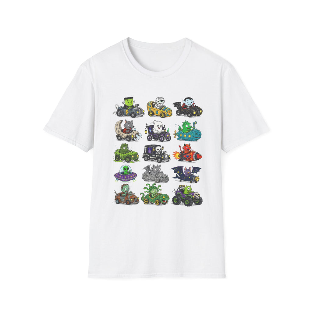 Busy Monster Town Doodle T-Shirt