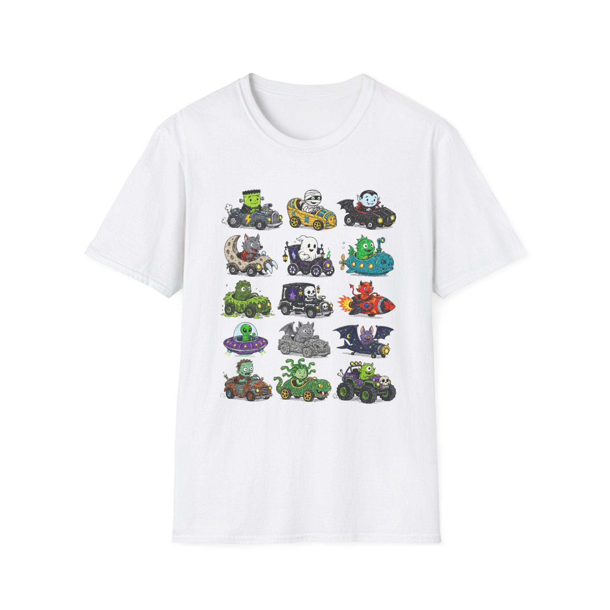 Busy Monster Town Doodle T-Shirt
