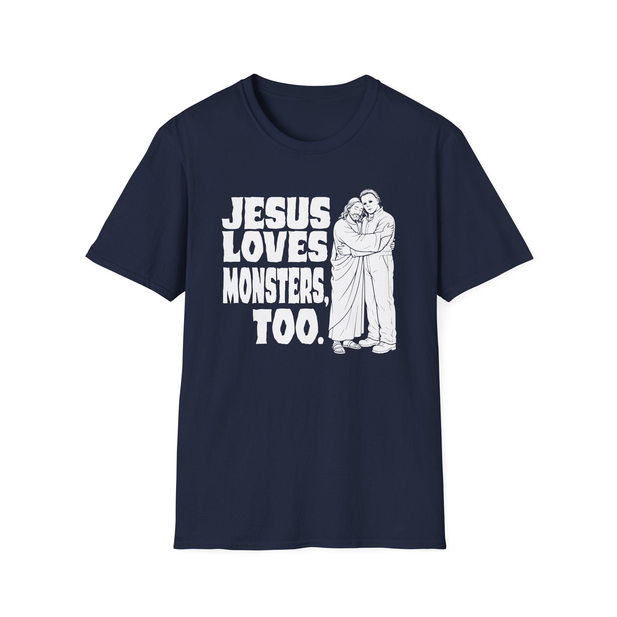 Jesus Loves Monsters 2 T-Shirt