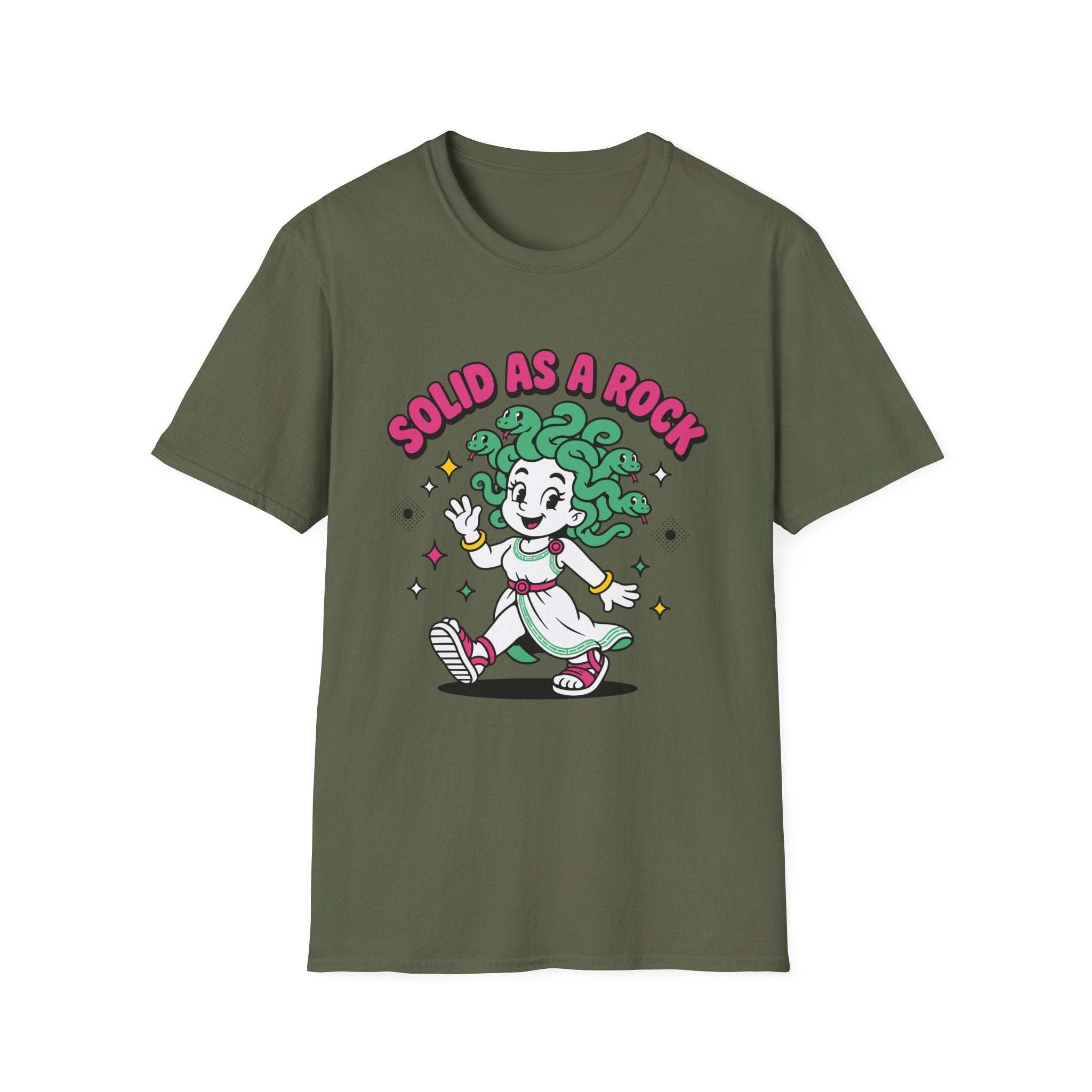 Cartoon Solid As A Rock T-Shirt