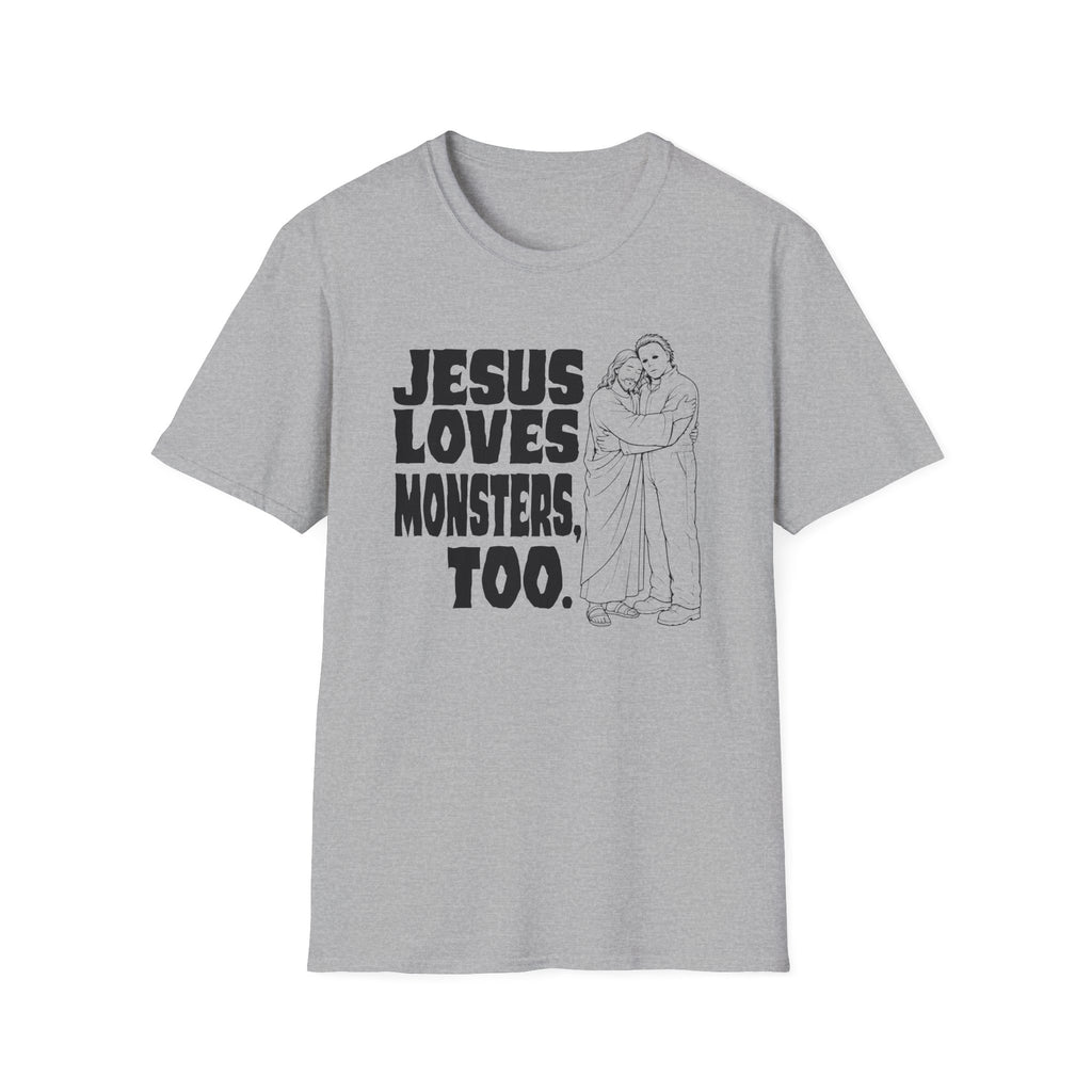 Jesus Loves Monsters 2 T-Shirt