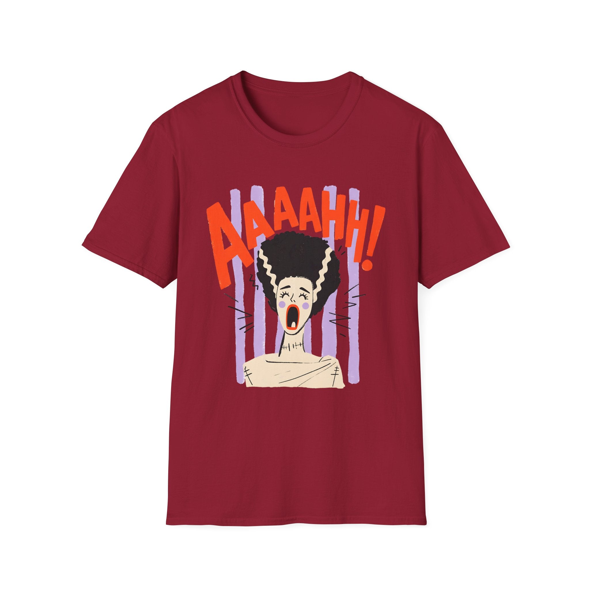 Striped Bride Screaming T-Shirt