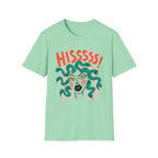 Striped Medusa Gazing T-Shirt