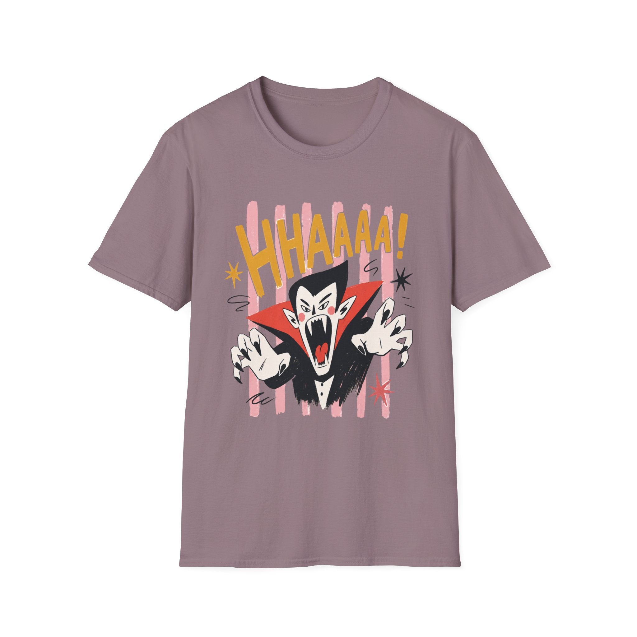 Striped Dracula Attack T-Shirt
