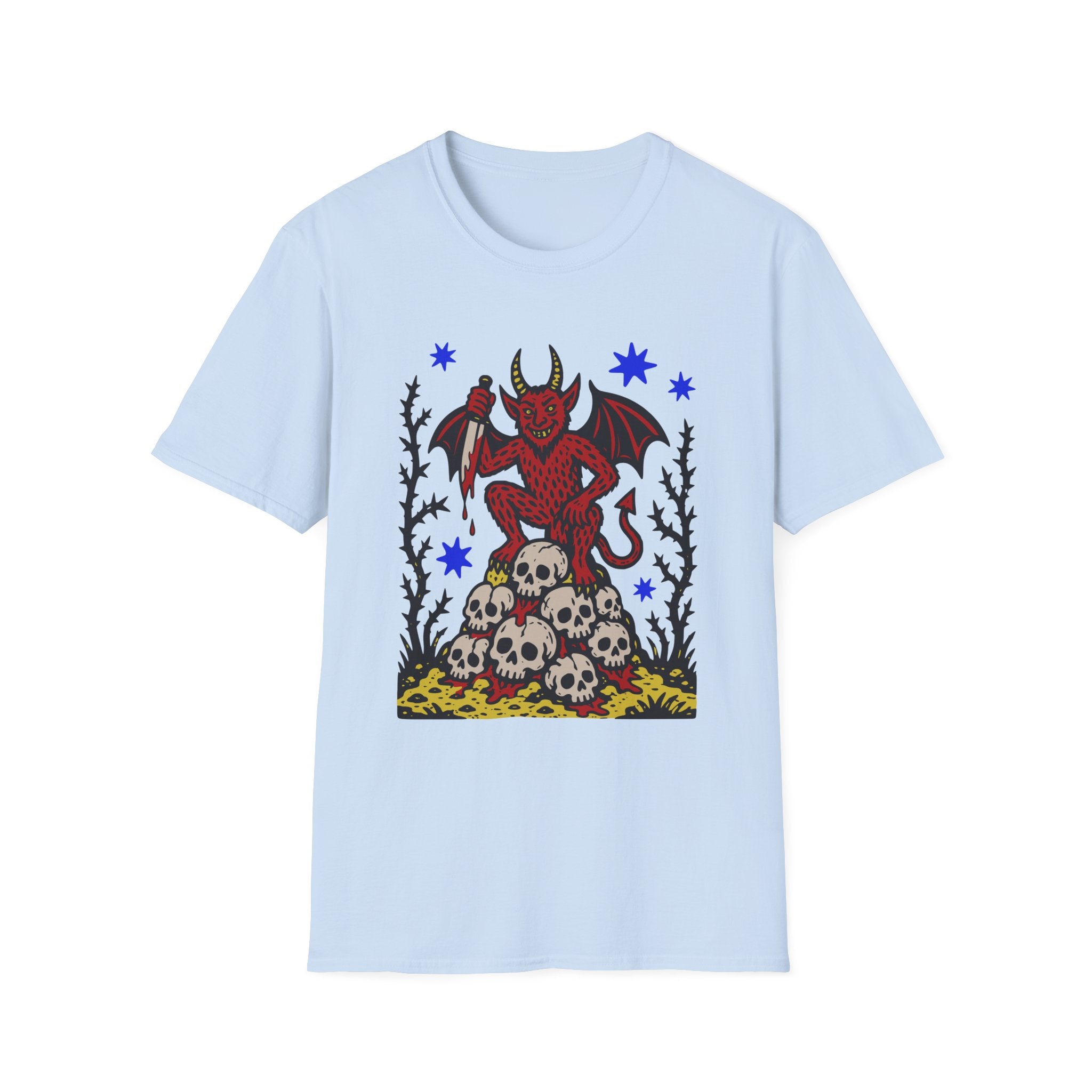 Linocut Devil T-Shirt