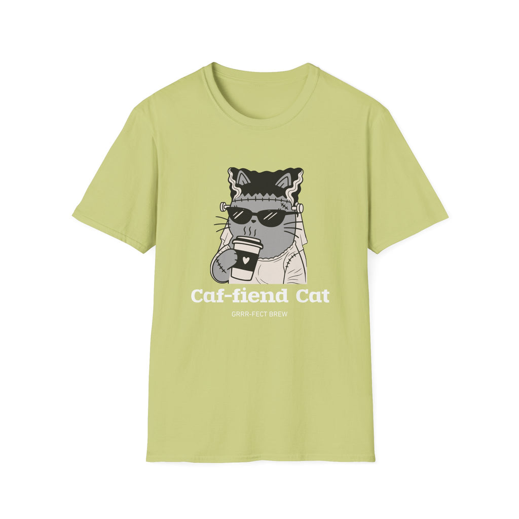 Caf-fiend Cat Bride T-Shirt