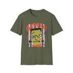 Striped Frank Staring T-Shirt