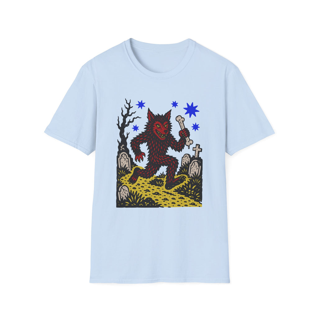 Linocut Werewolf T-Shirt