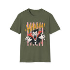 Striped Dracula Attack T-Shirt