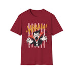 Striped Dracula Attack T-Shirt