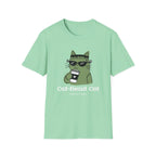 Caf-fiend Cat Frank T-Shirt