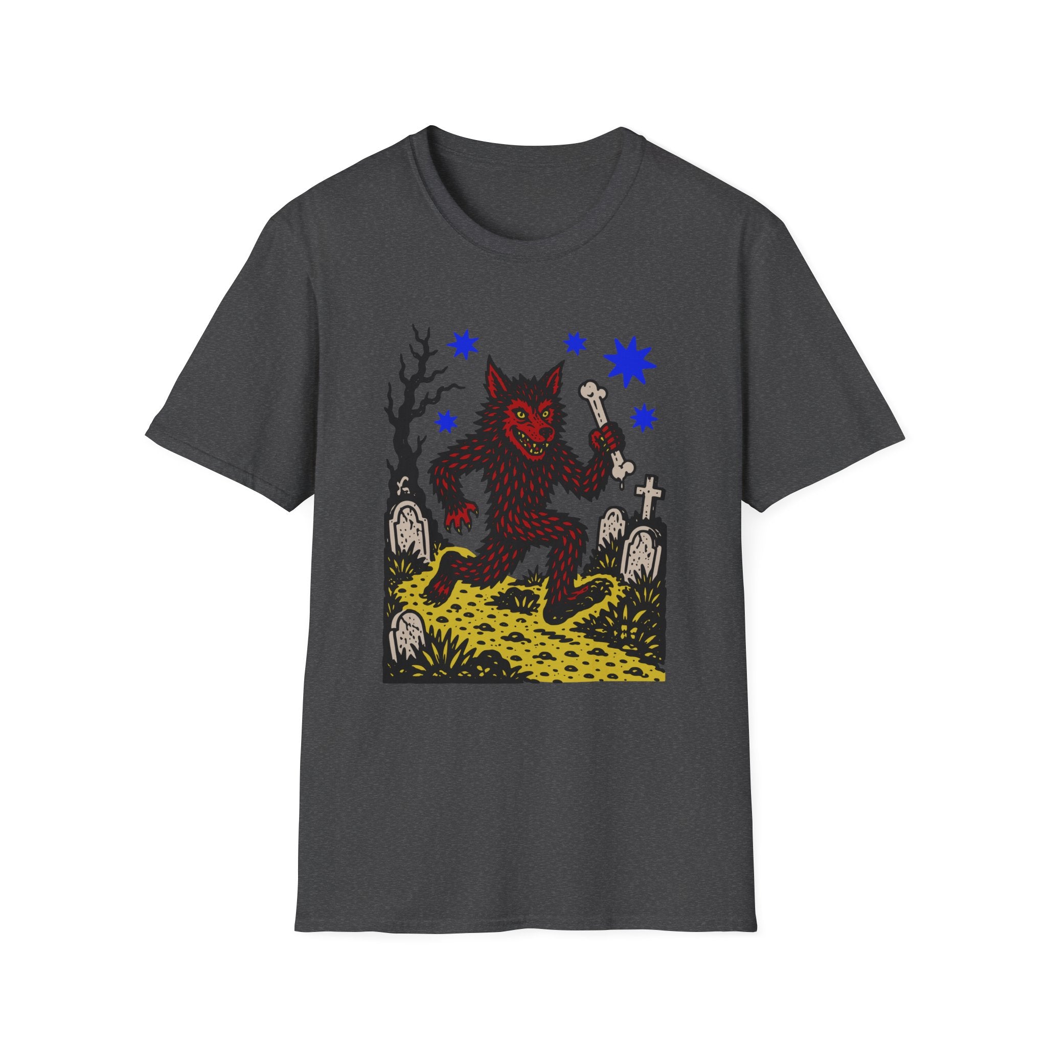 Linocut Werewolf T-Shirt
