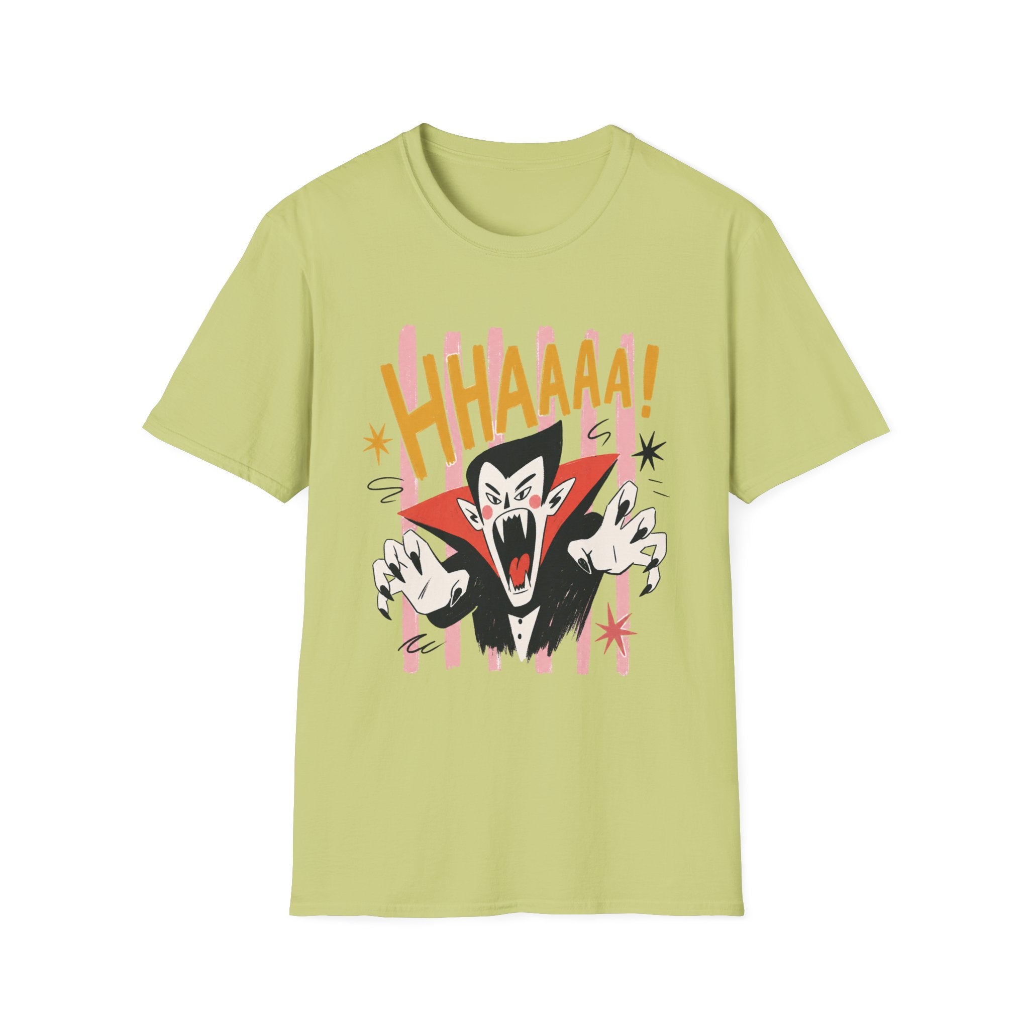 Striped Dracula Attack T-Shirt