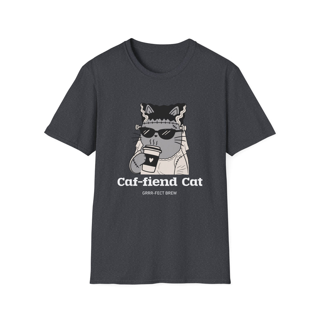 Caf-fiend Cat Bride T-Shirt