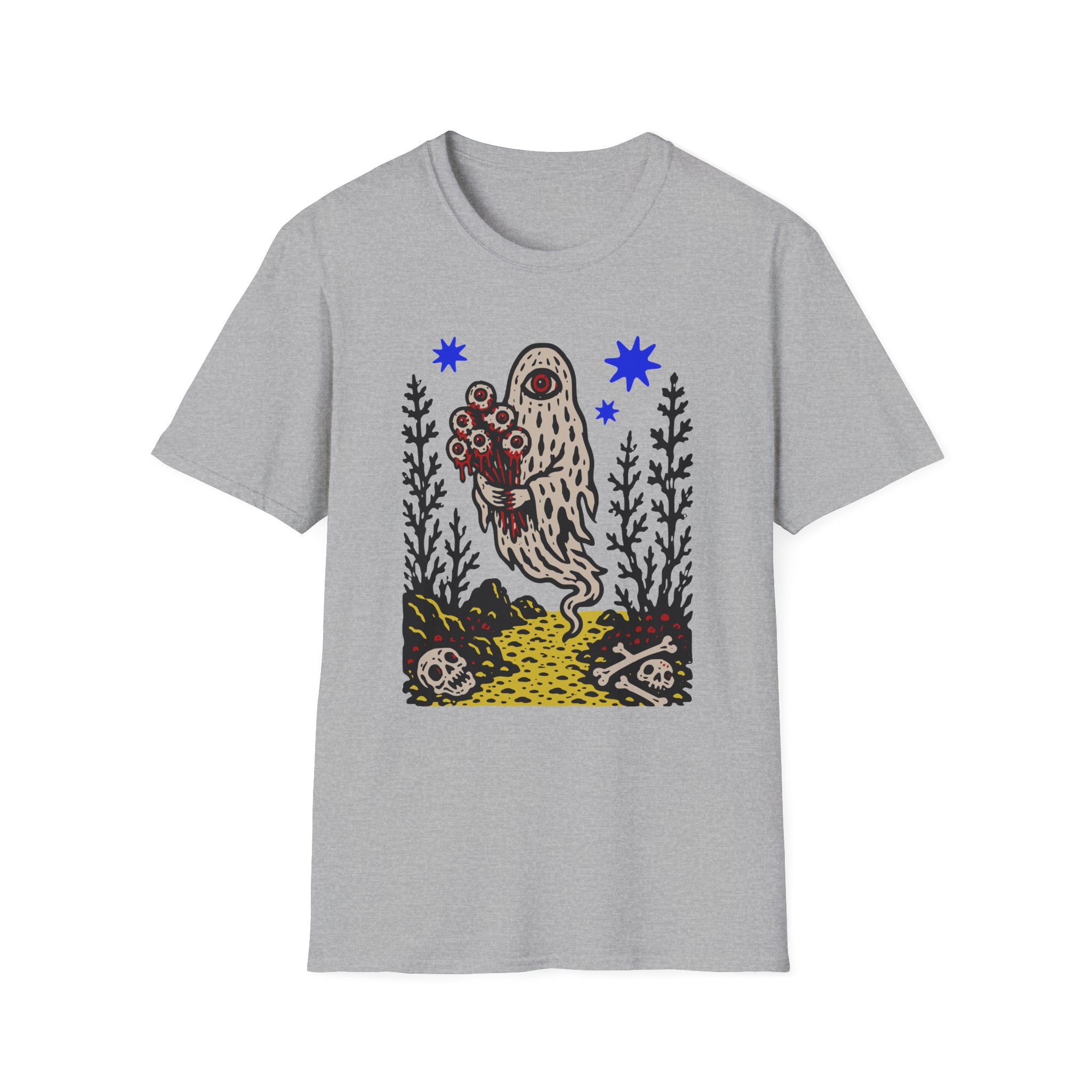 Linocut Ghost T-Shirt