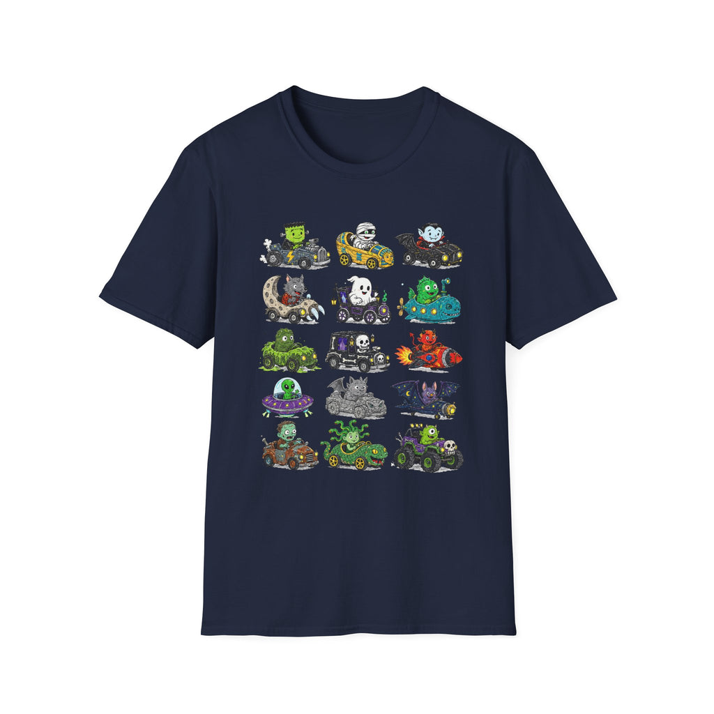 Busy Monster Town Doodle T-Shirt