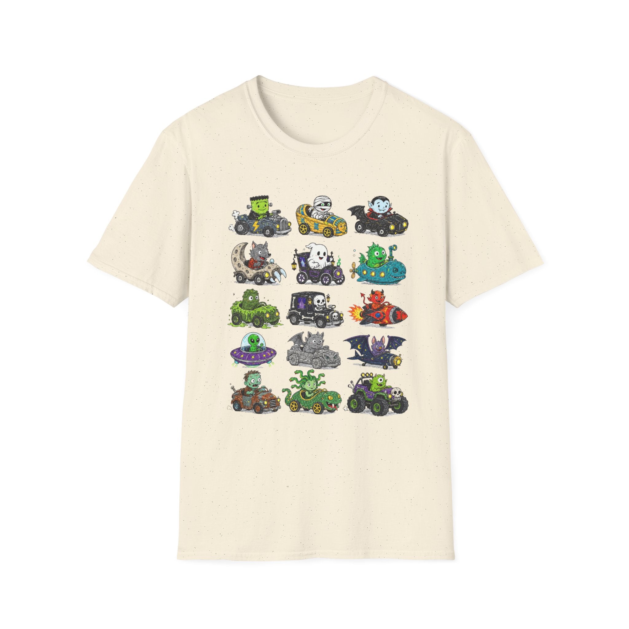 Busy Monster Town Doodle T-Shirt