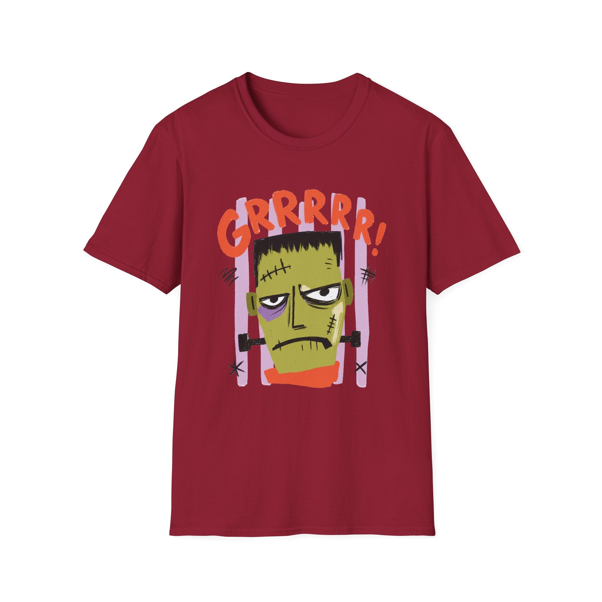 Striped Frank Staring T-Shirt