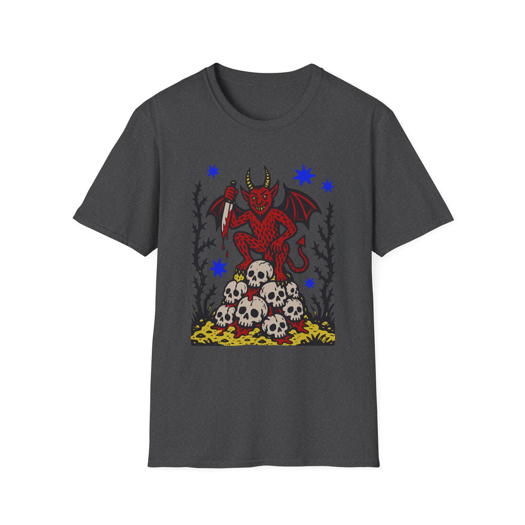Linocut Devil T-Shirt