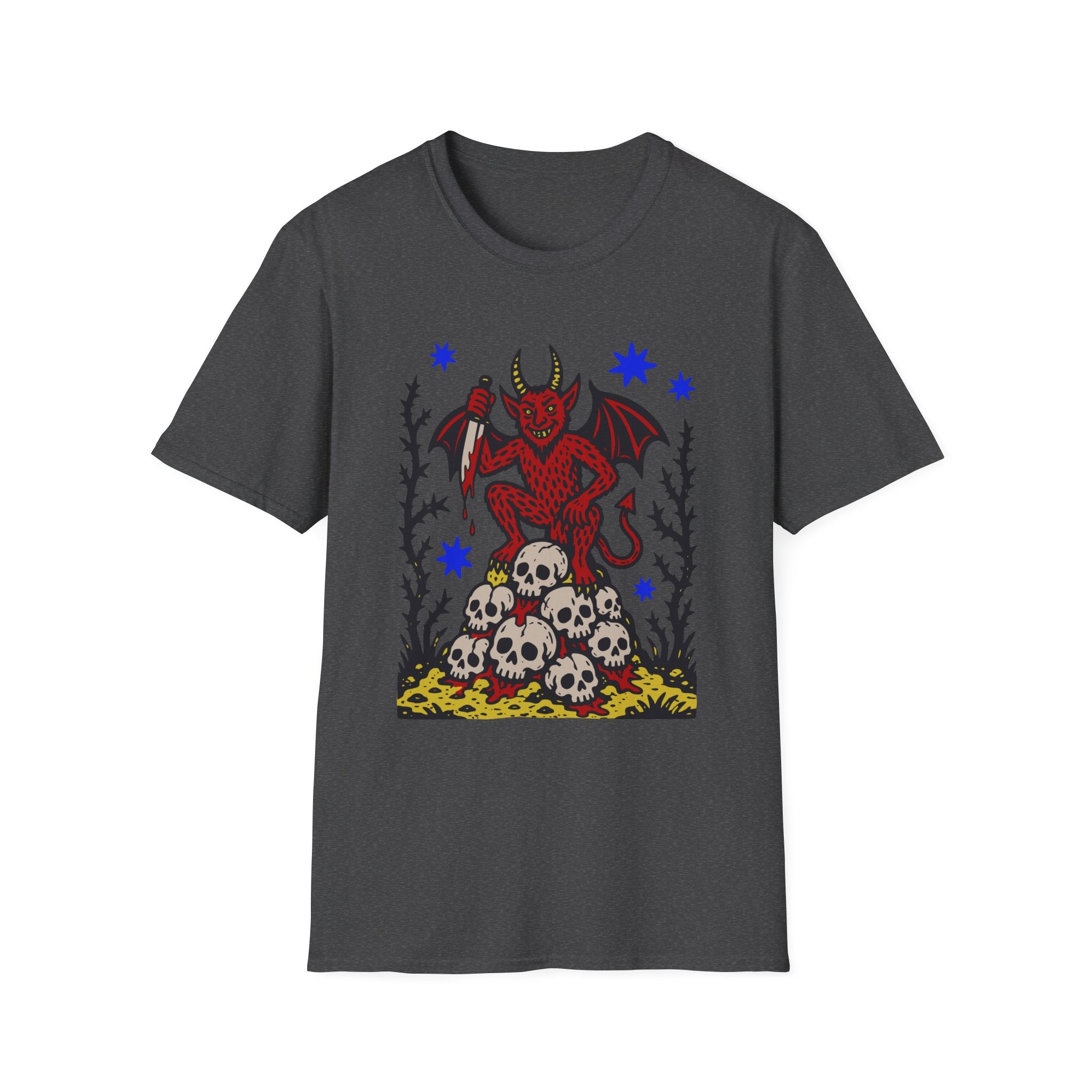 Linocut Devil T-Shirt