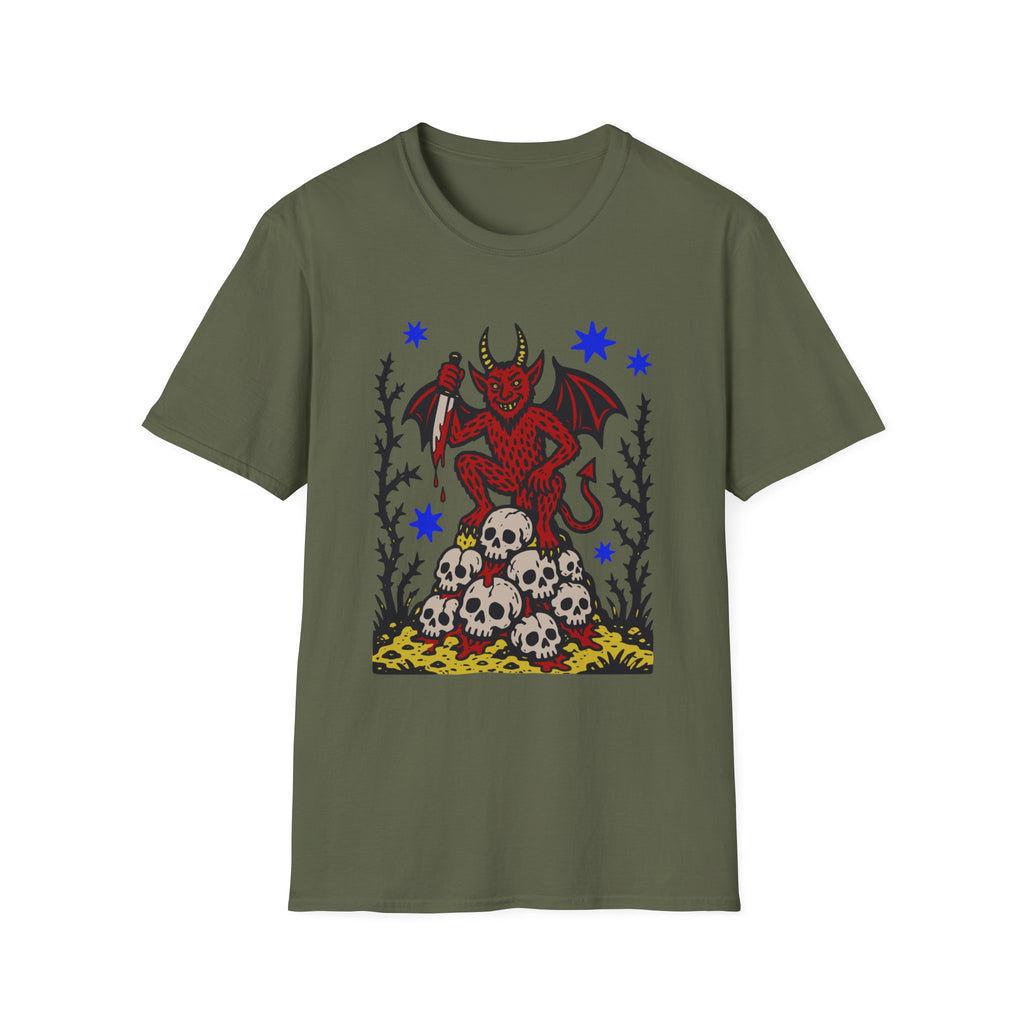 Linocut Devil T-Shirt