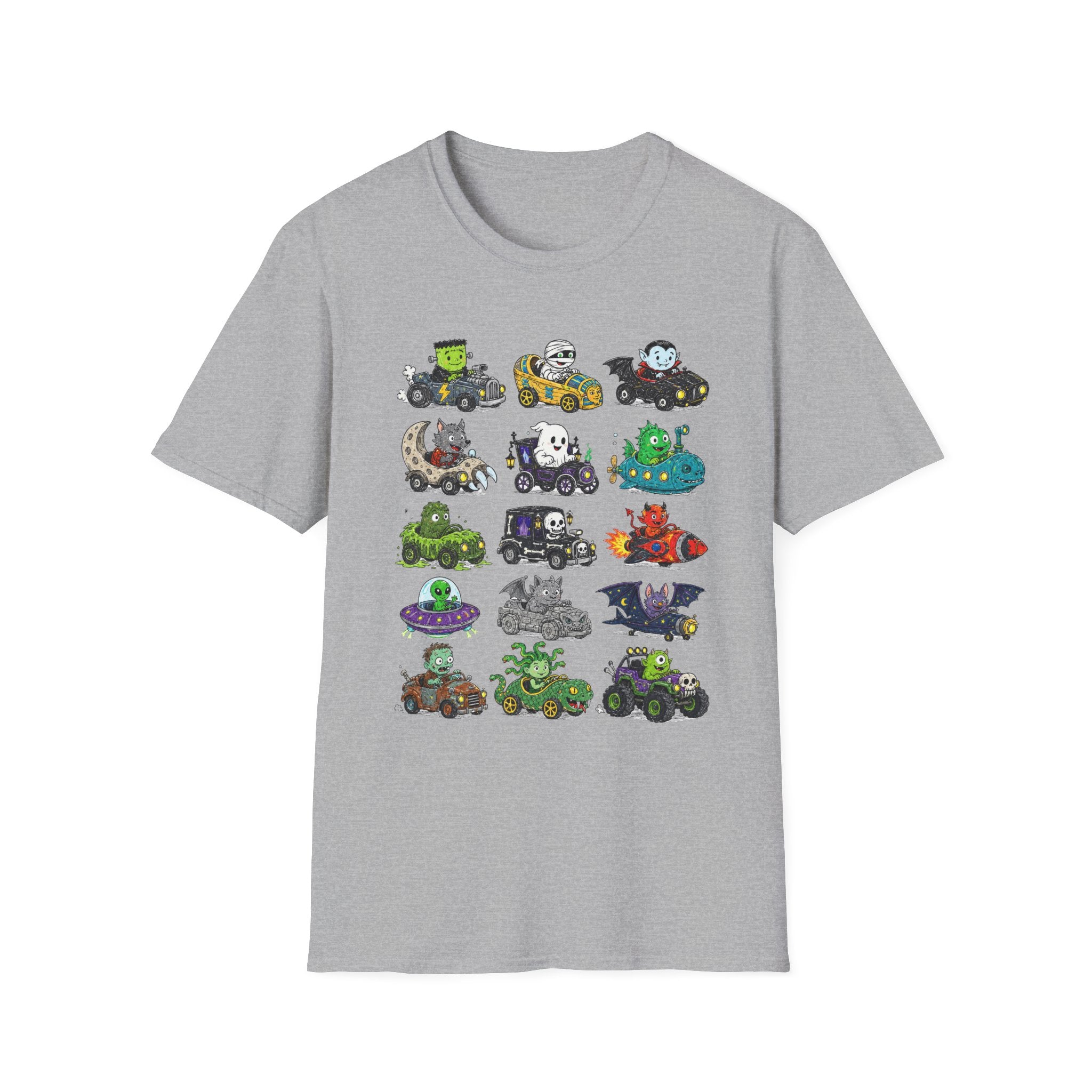Busy Monster Town Doodle T-Shirt