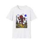 Linocut Pumpkin Devil T-Shirt