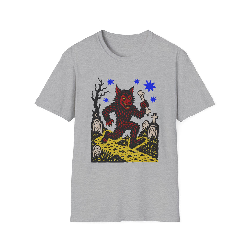 Linocut Werewolf T-Shirt