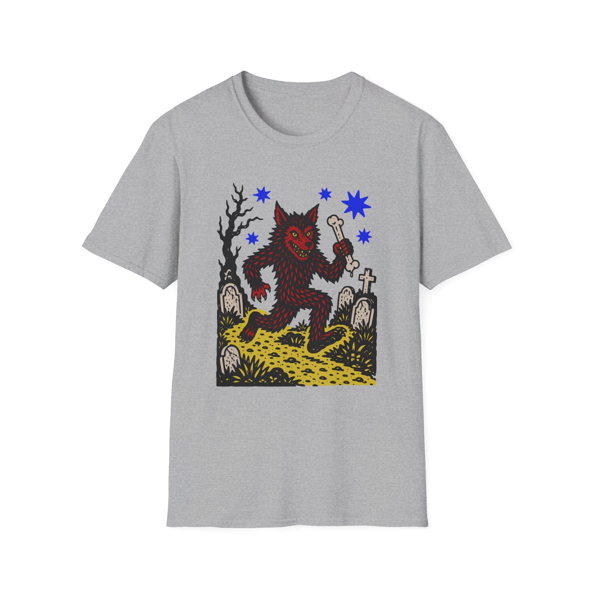 Linocut Werewolf T-Shirt