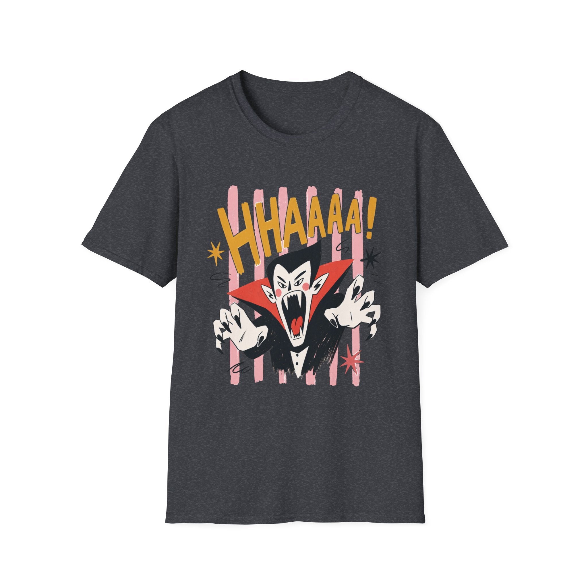 Striped Dracula Attack T-Shirt