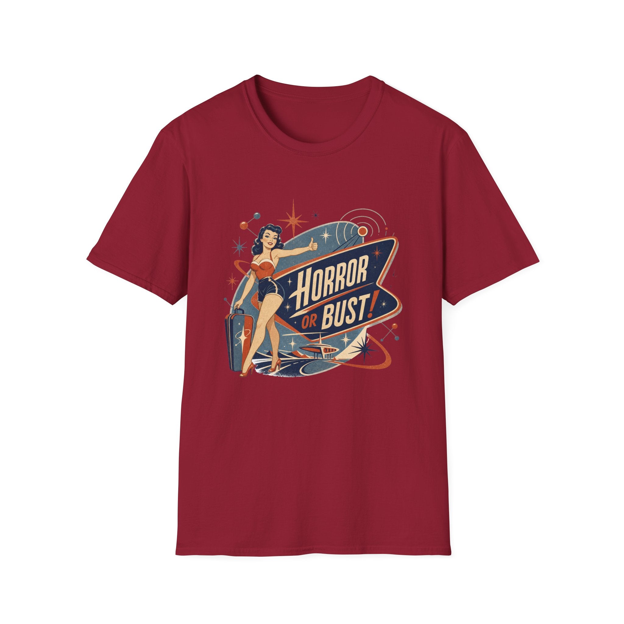 Horror Or Bust Hitchhiker T-Shirt