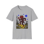 Linocut Pumpkin Devil T-Shirt