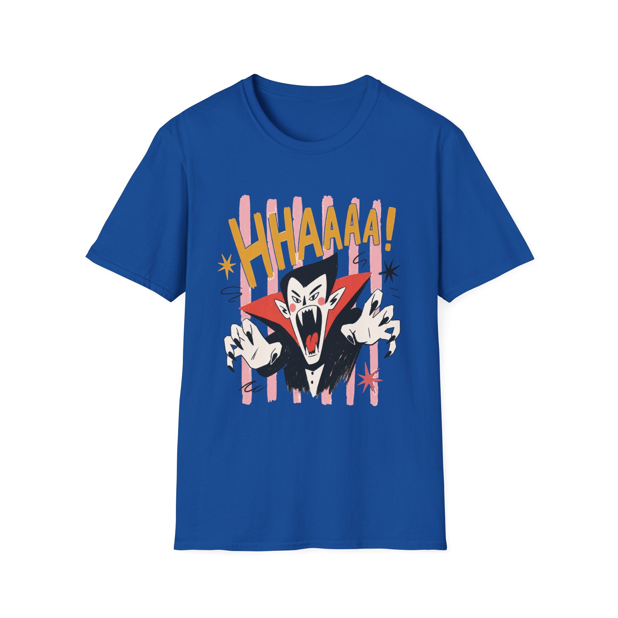 Striped Dracula Attack T-Shirt