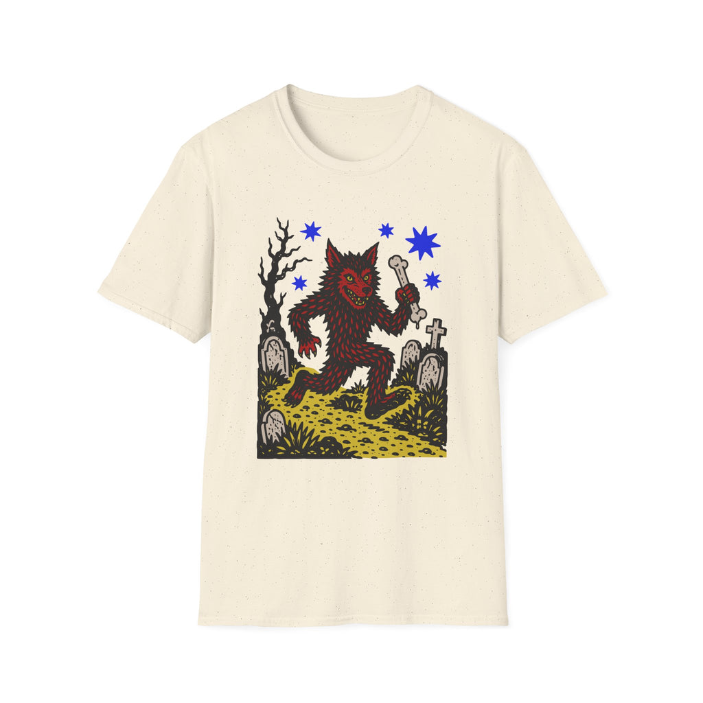 Linocut Werewolf T-Shirt
