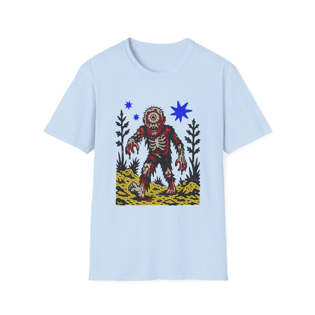 Linocut Cy-Zombie T-Shirt
