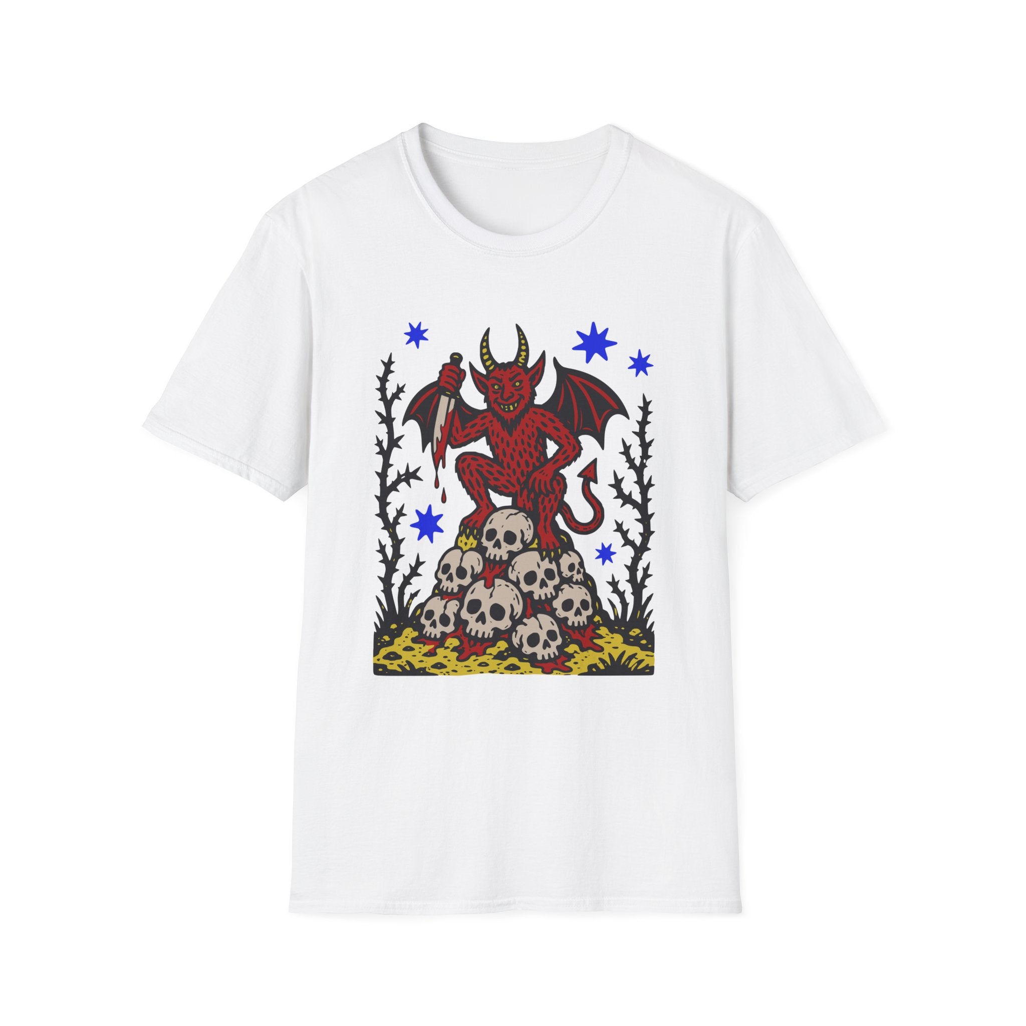Linocut Devil T-Shirt