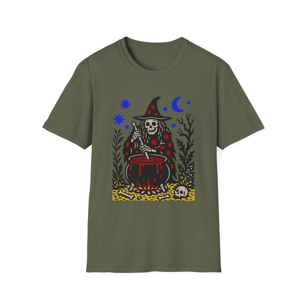 Linocut Witch T-Shirt