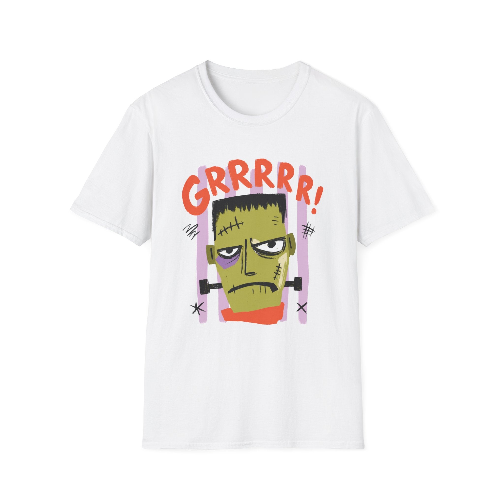 Striped Frank Staring T-Shirt