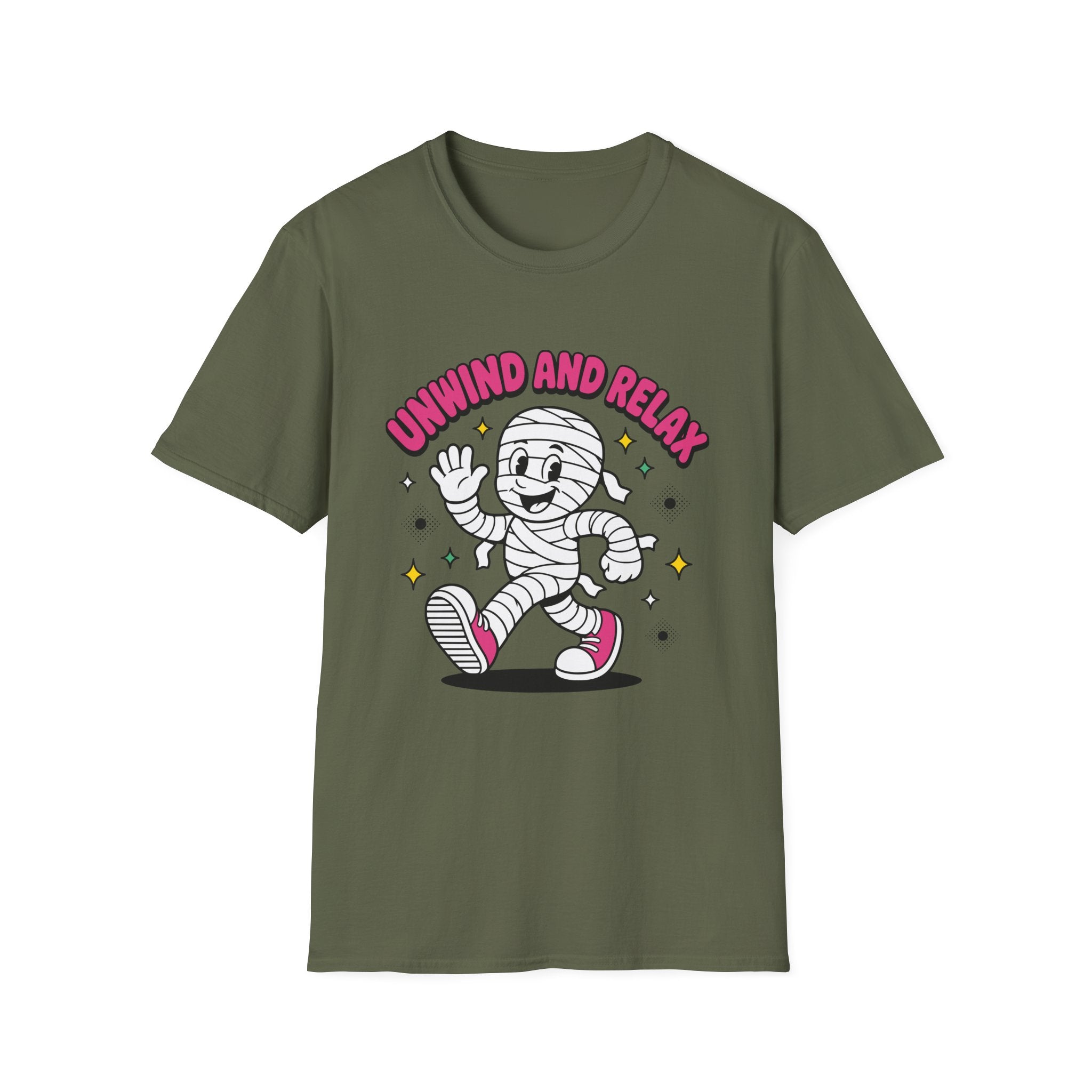 Cartoon Unwind And Relax T-Shirt