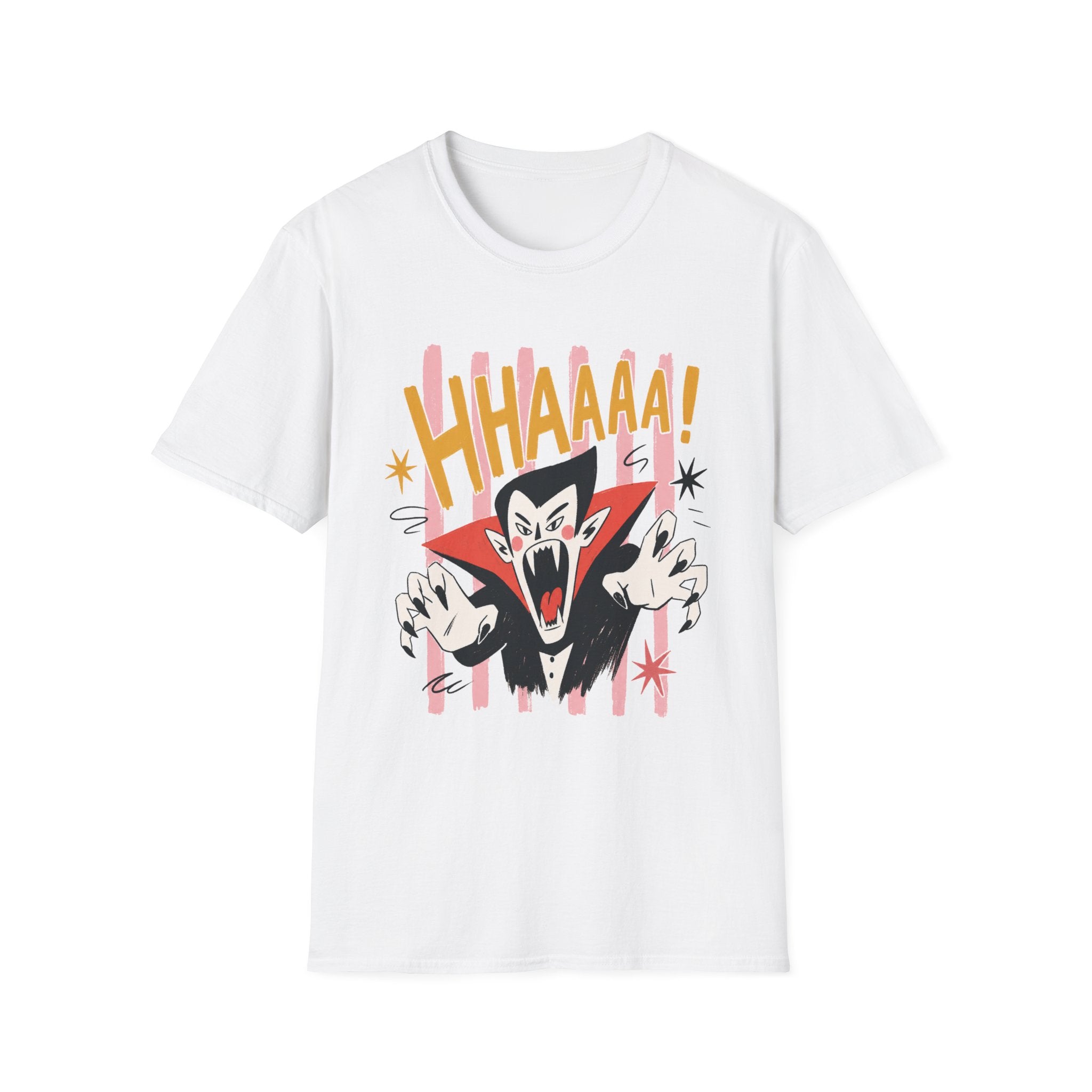 Striped Dracula Attack T-Shirt