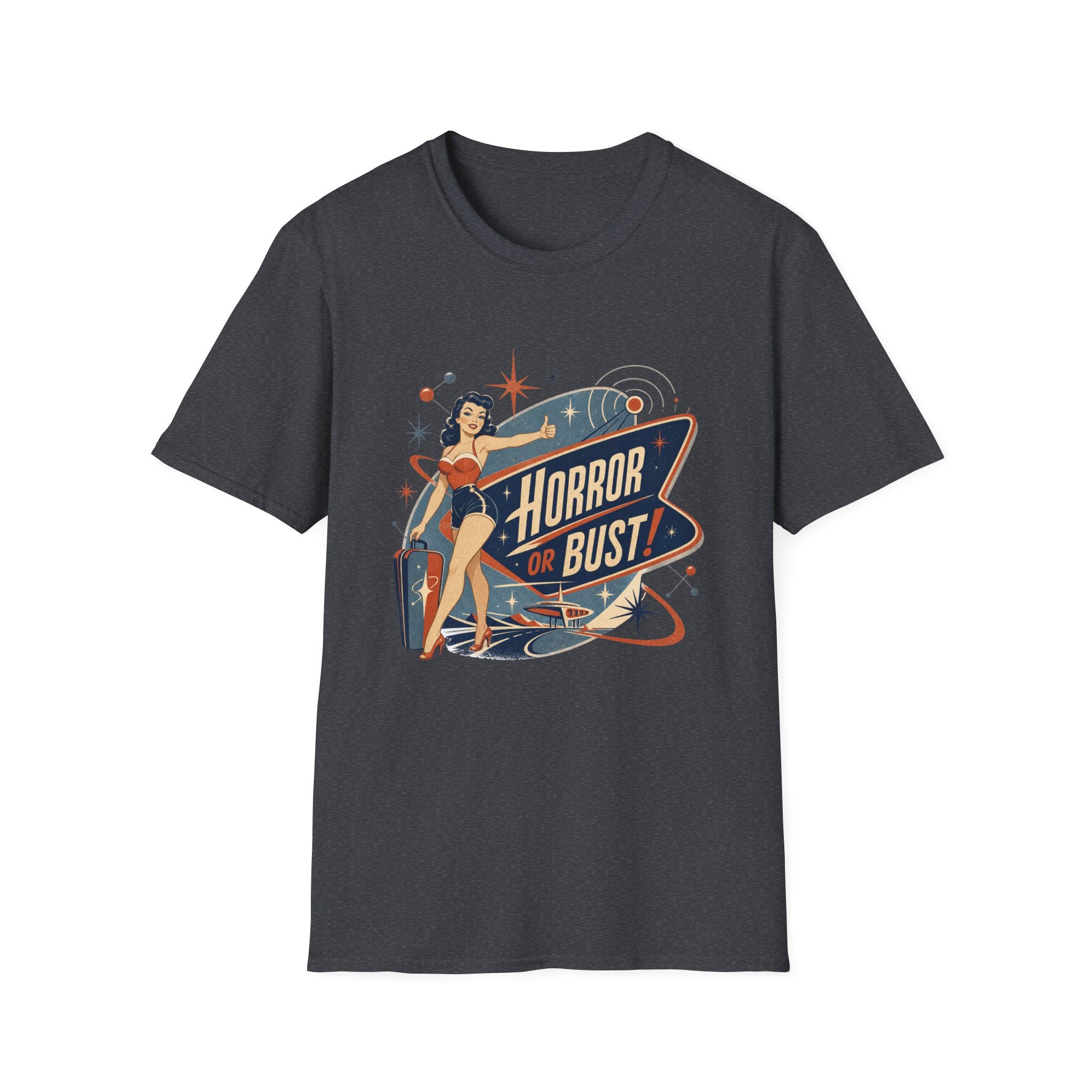 Horror Or Bust Hitchhiker T-Shirt