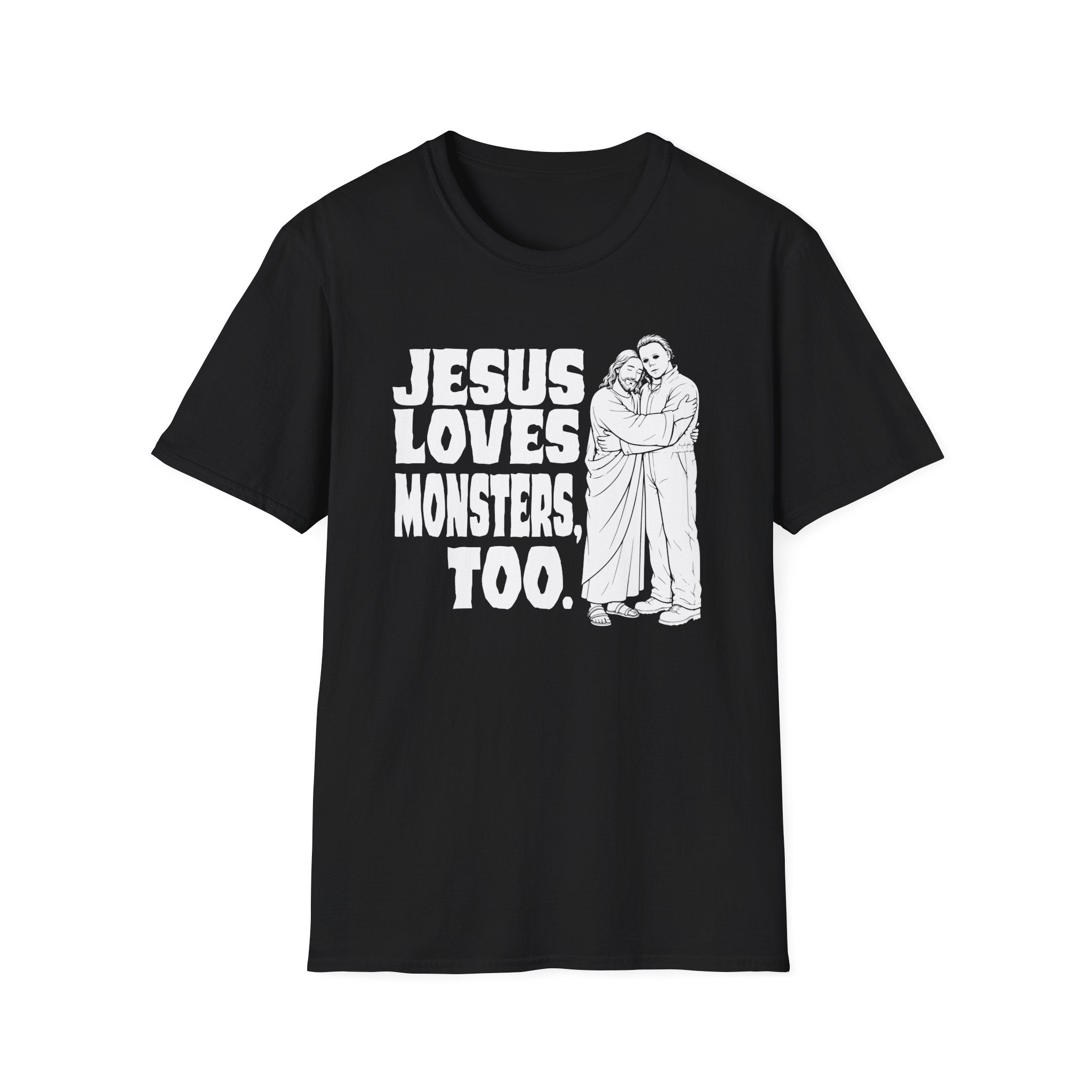 Jesus Loves Monsters 2 T-Shirt