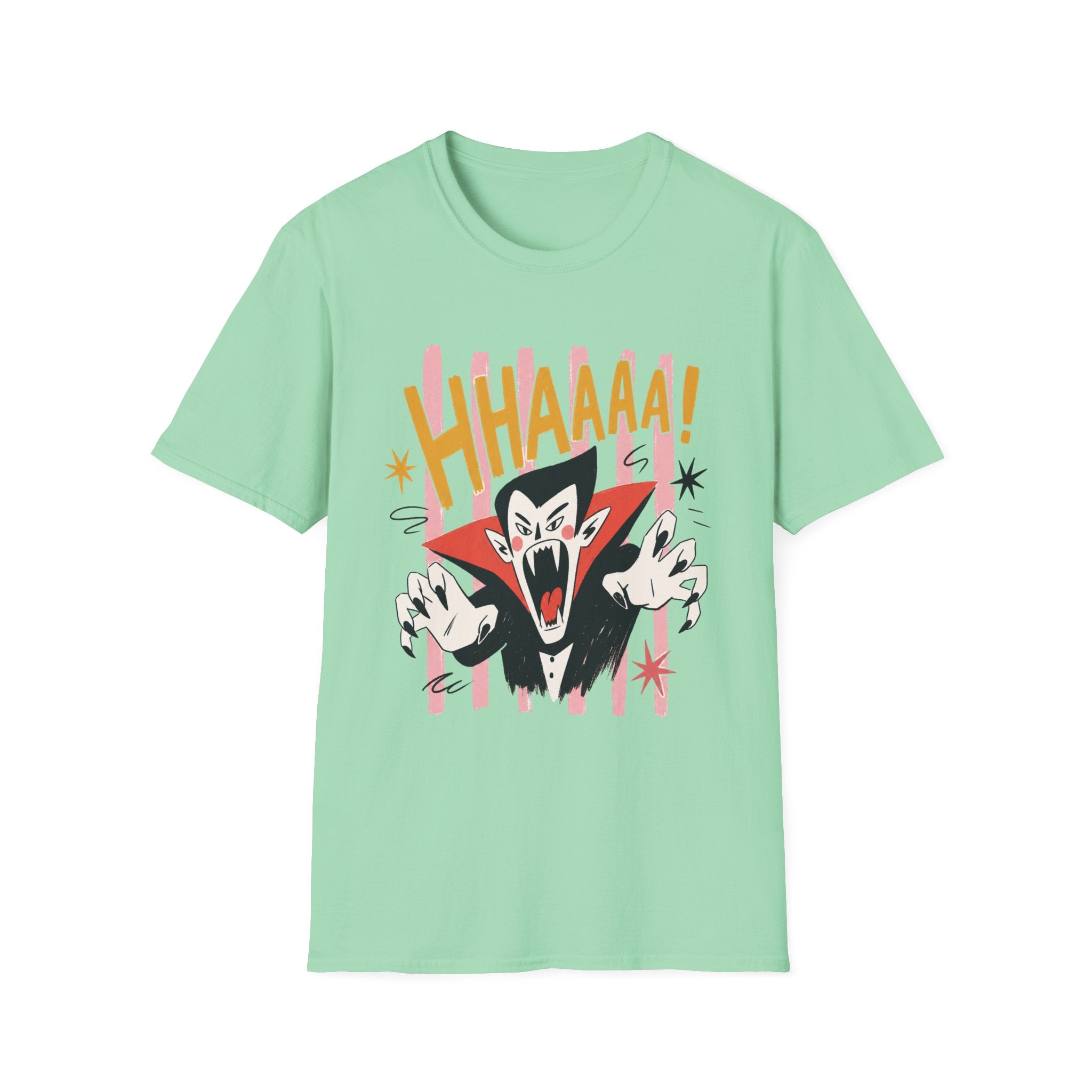 Striped Dracula Attack T-Shirt